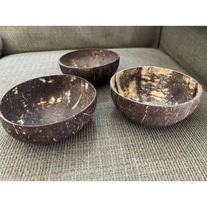 3 coconut bowls